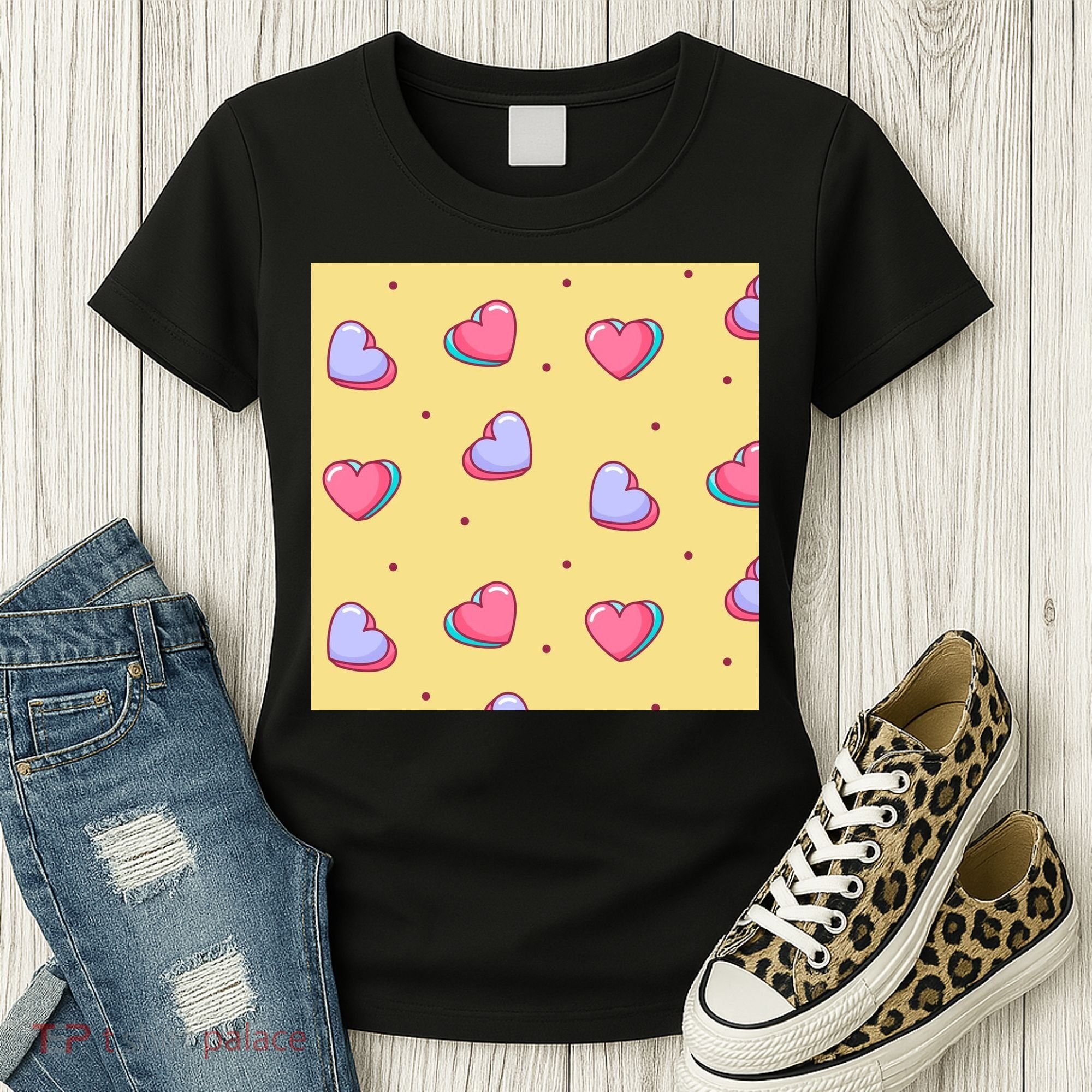 Candy Hearts Cute Valentine's Day Women's T-Shirt