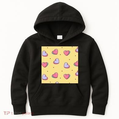 Candy Hearts Cute Valentine's Day Kids Hoodie
