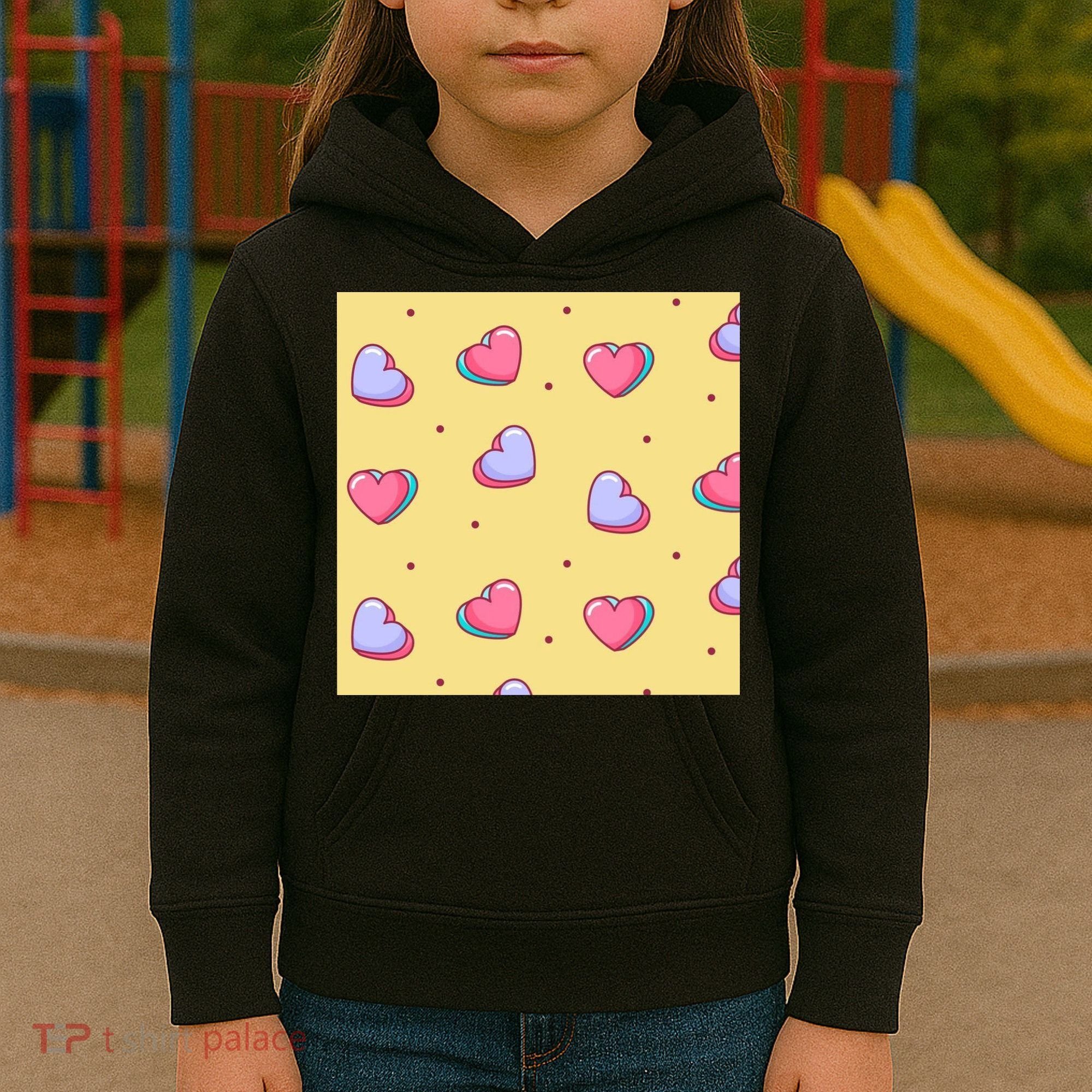 Candy Hearts Cute Valentine's Day Kids Hoodie