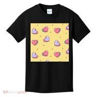 Candy Hearts Cute Valentine's Day Kids T-Shirt thumb 0