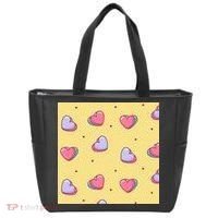Candy Hearts Cute Valentine's Day Tote Bag thumb 0