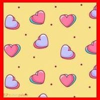 Candy Hearts Cute Valentine's Day Santa Hat thumb 1