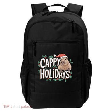 Cappy Holidays Capybara Christmas Backpack