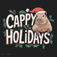 Cappy Holidays Capybara Christmas Beanie thumb 2