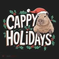 Cappy Holidays Capybara Christmas Beanie thumb 2