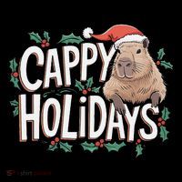 Cappy Holidays Capybara Christmas Women's Hoodie thumb 2