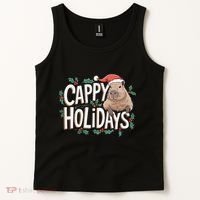 Cappy Holidays Capybara Christmas Tank Top thumb 2