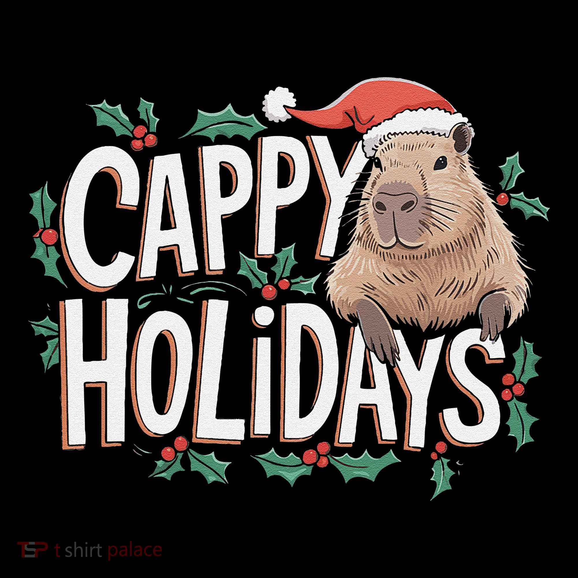 Cappy Holidays Capybara Christmas Visor
