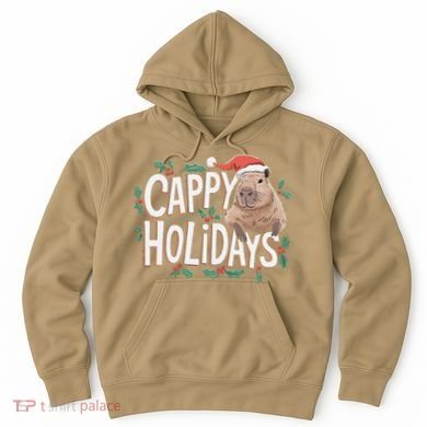 Cappy Holidays Capybara Christmas Hoodie