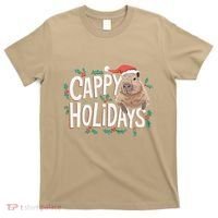 Cappy Holidays Capybara Christmas T-Shirt thumb 0