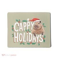 Cappy Holidays Capybara Christmas Mousepad thumb 0
