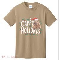 Cappy Holidays Capybara Christmas Kids T-Shirt thumb 0