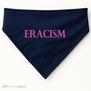 Classy Human / Civil Rights ERACISM USA-Made Doggie Bandana