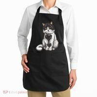 Cat Heart Cute Apron thumb 2