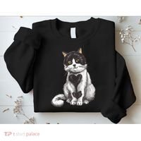 Cat Heart Cute Sweatshirt thumb 2