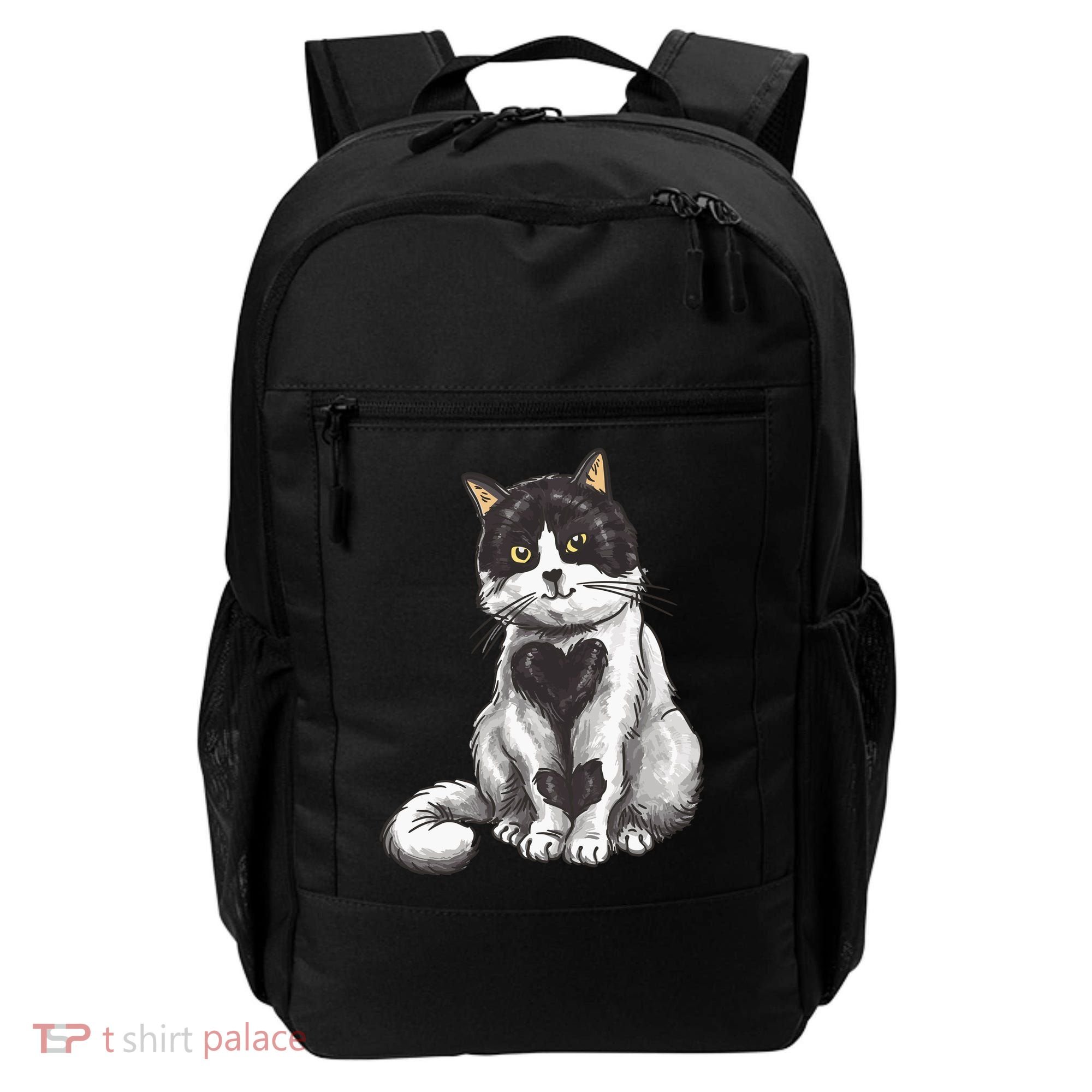 Cat Heart Cute Backpack