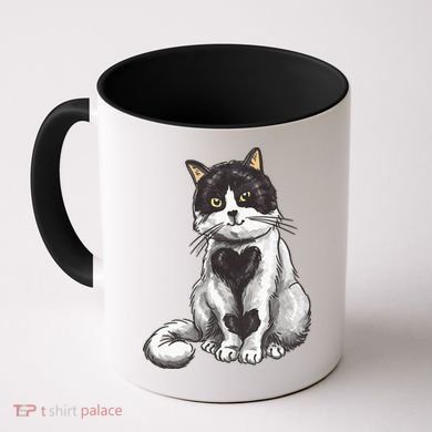 Cat Heart Cute Coffee Mug
