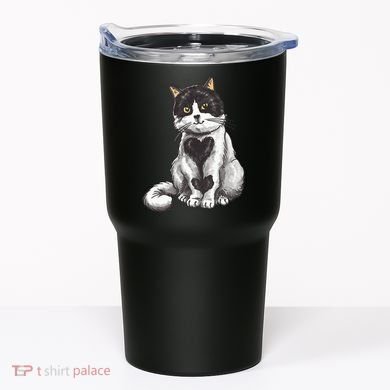 Cat Heart Cute Tumbler