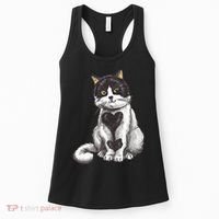 Cat Heart Cute Women's Tank Top thumb 0