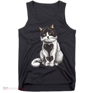 Cat Heart Cute Tank Top