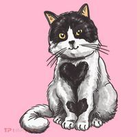 Cat Heart Cute Pajama Set thumb 2