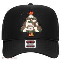 Cute Hedgehog Christmas Tree Funny Pajamas Xmas For Family Hat thumb 0
