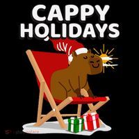 Cappy Holidays Christmas Capybara Funny Capybara Christmas Coffee Mug thumb 5
