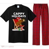 Cappy Holidays Christmas Capybara Funny Capybara Christmas Pajama Set thumb 0