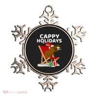 Cappy Holidays Christmas Capybara Funny Capybara Christmas Ornament thumb 0