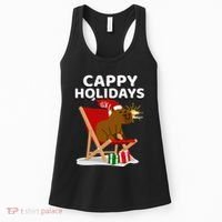 Cappy Holidays Christmas Capybara Funny Capybara Christmas Women's Tank Top thumb 0