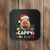 Cappy Holidays Capybara Christmas Coaster thumb 0