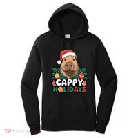 Cappy Holidays Capybara Christmas Women's Hoodie thumb 0
