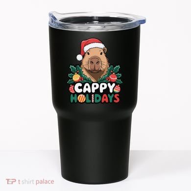 Cappy Holidays Capybara Christmas Tumbler