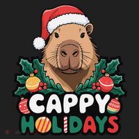 Cappy Holidays Capybara Christmas Tumbler thumb 3