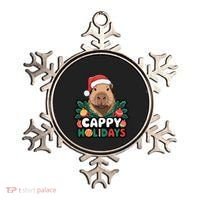 Cappy Holidays Capybara Christmas Ornament thumb 0