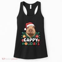 Cappy Holidays Capybara Christmas Women's Tank Top thumb 0