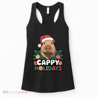 Cappy Holidays Capybara Christmas Women's Tank Top thumb 0