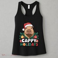 Cappy Holidays Capybara Christmas Women's Tank Top thumb 3