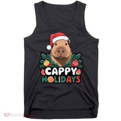 Cappy Holidays Capybara Christmas Tank Top