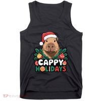 Cappy Holidays Capybara Christmas Tank Top thumb 0