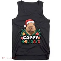 Cappy Holidays Capybara Christmas Tank Top thumb 0