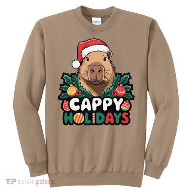 Cappy Holidays Capybara Christmas Sweatshirt