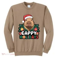 Cappy Holidays Capybara Christmas Sweatshirt thumb 0