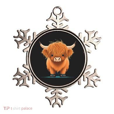 Cute Highland Cattle Cow Funny Highland Cow Ornament