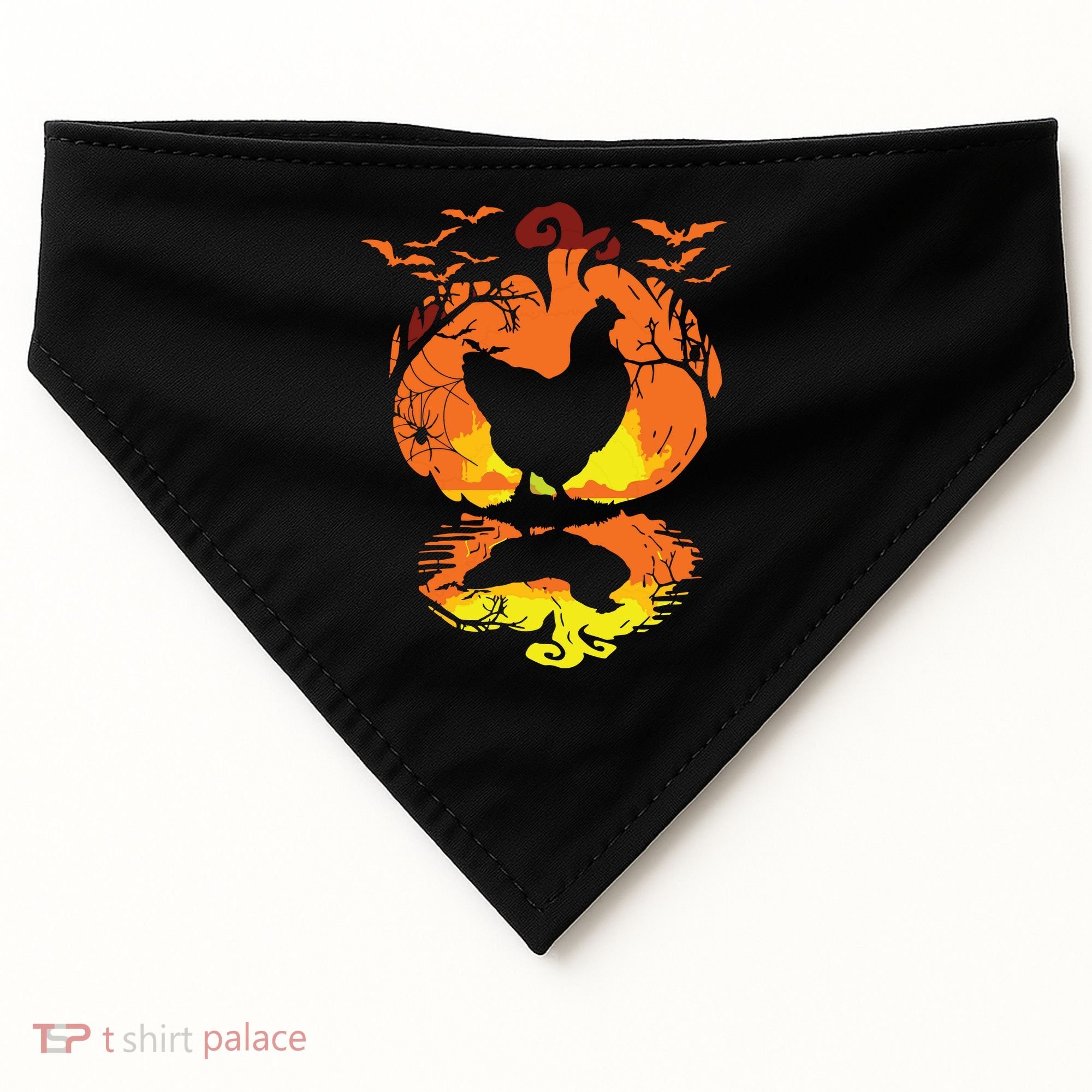 Chicken Halloween Costume Pumpkin Chicken Lovers Fall Season USA-Made Doggie Bandana