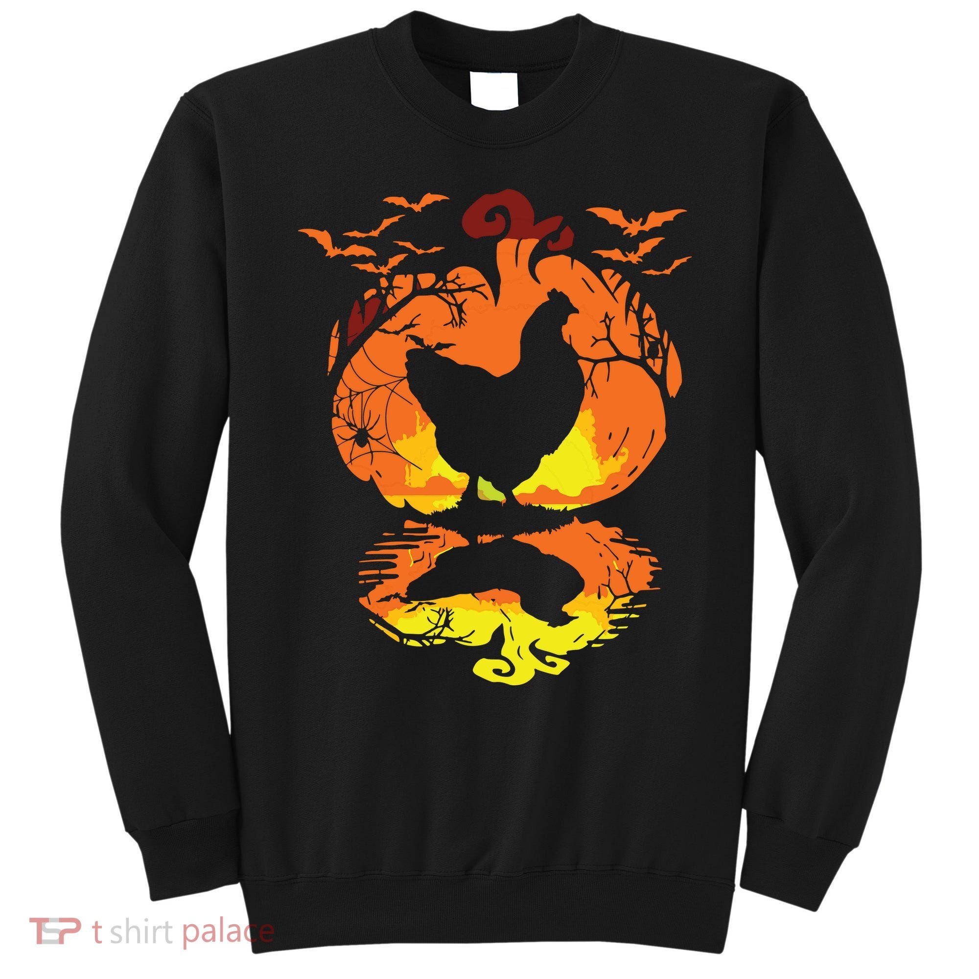Chicken Halloween Costume Pumpkin Chicken Lovers Fall Season Sweatshirt