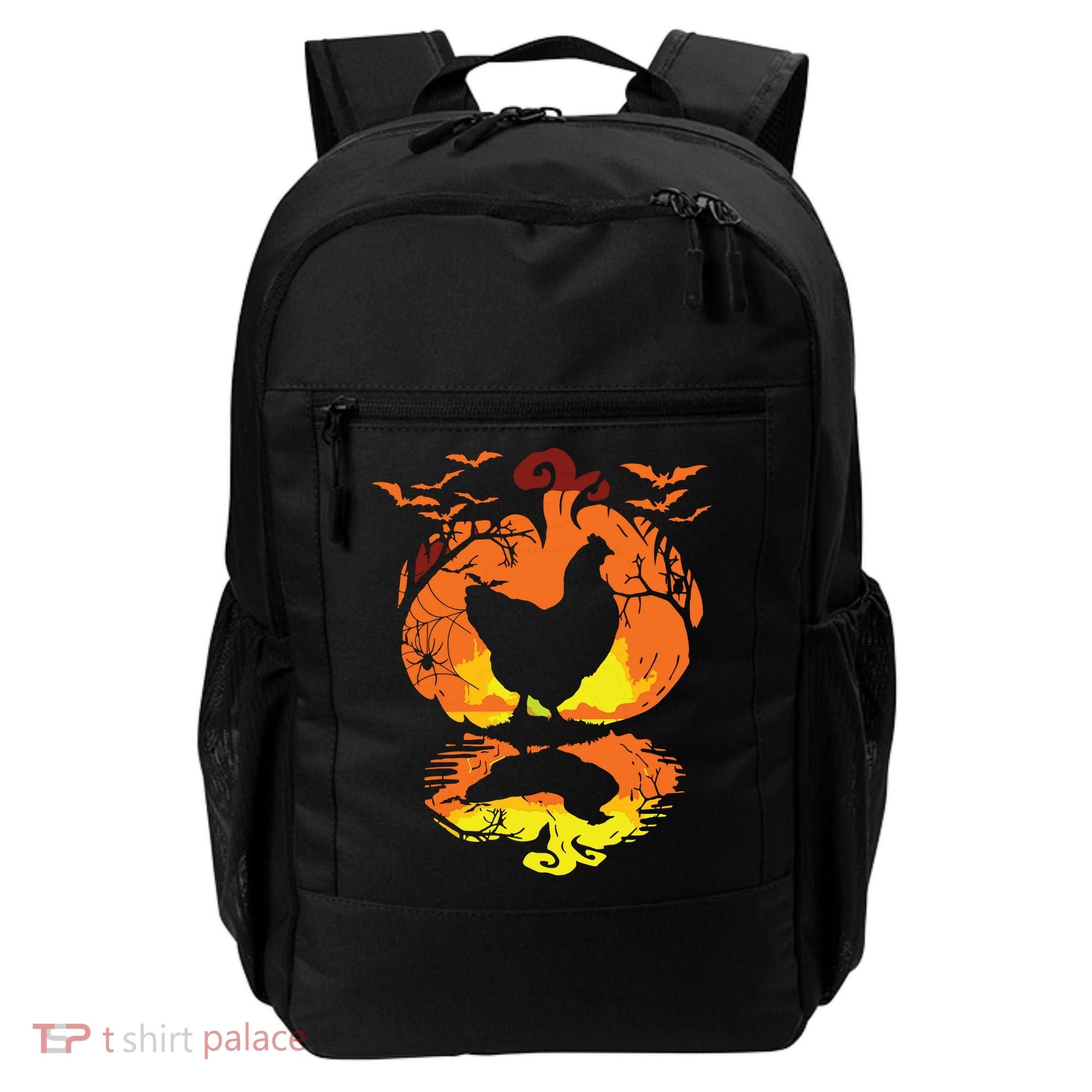 Chicken Halloween Costume Pumpkin Chicken Lovers Fall Season Backpack