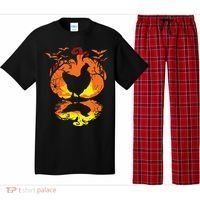 Chicken Halloween Costume Pumpkin Chicken Lovers Fall Season Pajama Set thumb 0
