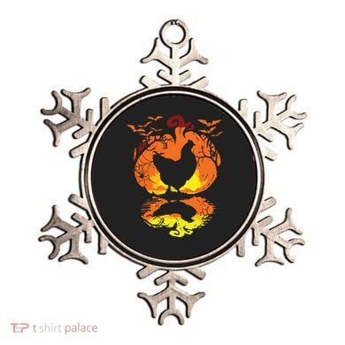 Chicken Halloween Costume Pumpkin Chicken Lovers Fall Season Ornament