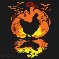 Chicken Halloween Costume Pumpkin Chicken Lovers Fall Season Baby Bodysuit thumb 2
